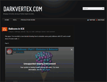 Tablet Screenshot of darkvertex.com